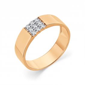 Золотое кольцо Мастер Бриллиант 01M1-108029-00-00 с бриллиантом 01M1-108029-00-00 фото