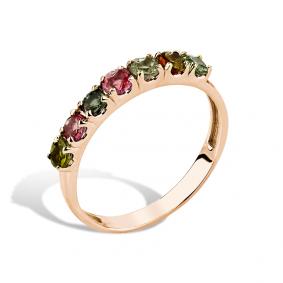 Золотое кольцо Мастер Бриллиант 01M1-108086-00-60 с турмалином 01M1-108086-00-60 фото