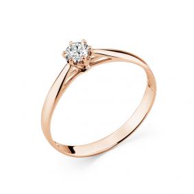 Золотое кольцо Мастер Бриллиант 01M1-108406-00-00 с бриллиантом 01M1-108406-00-00 фото