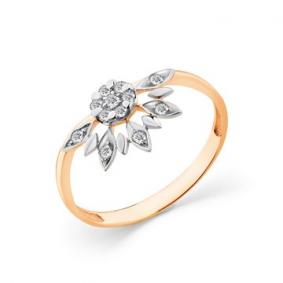 Золотое кольцо Мастер Бриллиант 01M1-108443-00-00 с бриллиантом 01M1-108443-00-00 фото