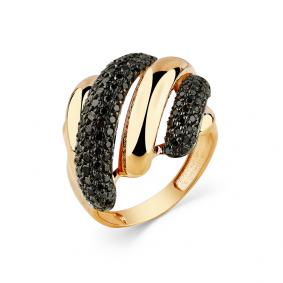 Золотое кольцо Мастер Бриллиант 01M1-108570-00-48 с чёрным бриллиантом 01M1-108570-00-48 фото
