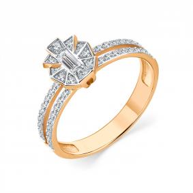 Золотое кольцо Мастер Бриллиант 01M1-109215-00-00 с бриллиантом 01M1-109215-00-00 фото