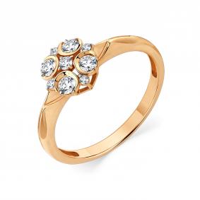 Золотое кольцо Мастер Бриллиант 01M1-109294-00-00 с бриллиантом 01M1-109294-00-00 фото