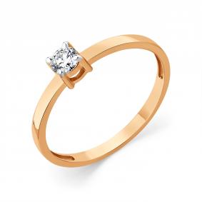 Золотое кольцо Мастер Бриллиант 01M1-109301-00-00 с бриллиантом 01M1-109301-00-00 фото