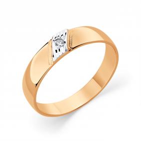 Золотое кольцо Мастер Бриллиант 01M1-404030-01-00 с бриллиантом 01M1-404030-01-00 фото