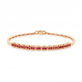 Золотой браслет Мастер Бриллиант 01M10-120290-00-03 с рубином 01M10-120290-00-03 фото