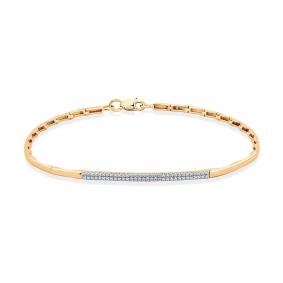 Золотой браслет Мастер Бриллиант 01M10-120348-00-00 с бриллиантом 01M10-120348-00-00 фото