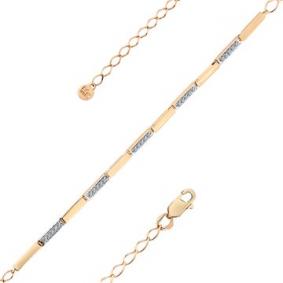 Золотой браслет Мастер Бриллиант 01M10-120406-00-00 с бриллиантом 01M10-120406-00-00 фото