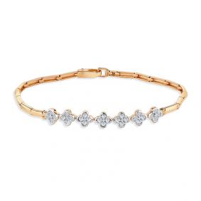 Золотой браслет Мастер Бриллиант 01M10-120445-00-00 с бриллиантом 01M10-120445-00-00 фото