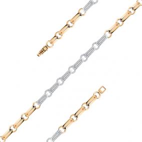 Золотой браслет Мастер Бриллиант 01M10-120453-00-00 с бриллиантом 01M10-120453-00-00 фото