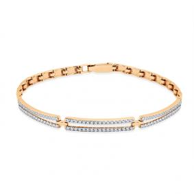 Золотой браслет Мастер Бриллиант 01M10-120475-00-00 с бриллиантом 01M10-120475-00-00 фото