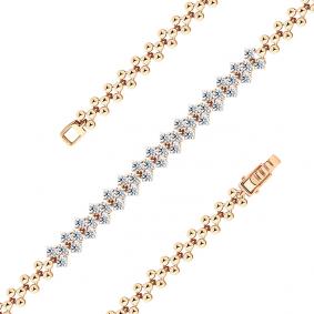 Золотой браслет Мастер Бриллиант 01M10-120477-00-00 с бриллиантом 01M10-120477-00-00 фото