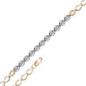 Золотой браслет Мастер Бриллиант 01M10-315 с бриллиантом 01M10-315 фото