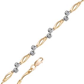 Золотой браслет Мастер Бриллиант 01M10-318 с бриллиантом 01M10-318 фото