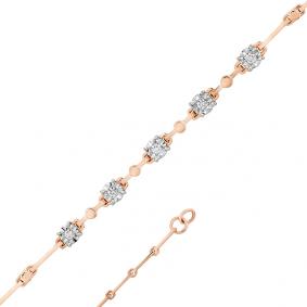 Золотой браслет Мастер Бриллиант 01M10-328 с бриллиантом 01M10-328 фото