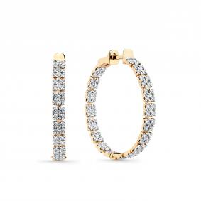 Золотые серьги Мастер Бриллиант 01M2-108864-00-00 с бриллиантом 01M2-108864-00-00 фото