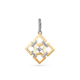 Золотая подвеска Мастер Бриллиант 01M3-130024-00-00 с бриллиантом 01M3-130024-00-00 фото