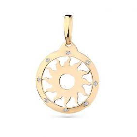 Золотая подвеска Мастер Бриллиант 01M3-130030-00-00 с бриллиантом 01M3-130030-00-00 фото