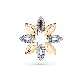 Золотая подвеска Мастер Бриллиант 01M3-130031-00-00 с бриллиантом 01M3-130031-00-00 фото