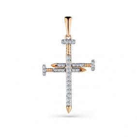 Золотая подвеска Мастер Бриллиант 01M3-130063-00-00 с бриллиантом 01M3-130063-00-00 фото