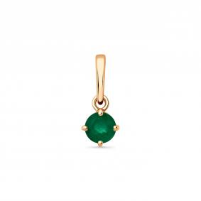 Золотая подвеска Мастер Бриллиант 01M3-130912-00-01 с изумрудом 01M3-130912-00-01 фото