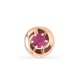 Золотая подвеска Мастер Бриллиант 01M3-496-03 с рубином 01M3-496-03 фото