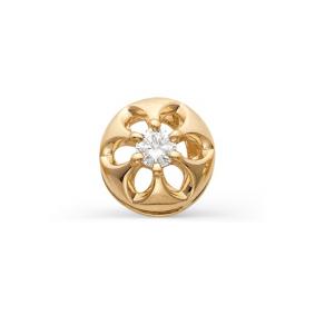 Золотая подвеска Мастер Бриллиант 01M3-511 с бриллиантом 01M3-511 фото