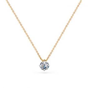 Золотое колье Мастер Бриллиант 01M6-160340-00-00 с бриллиантом 01M6-160340-00-00 фото