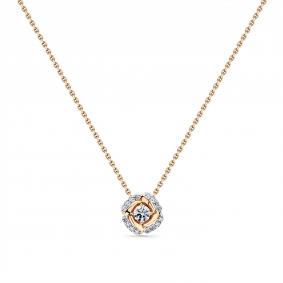 Золотое колье Мастер Бриллиант 01M6-160671-00-00 с бриллиантом 01M6-160671-00-00 фото