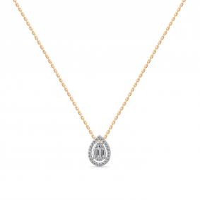 Золотое колье Мастер Бриллиант 01M6-160793-00-00 с бриллиантом 01M6-160793-00-00 фото