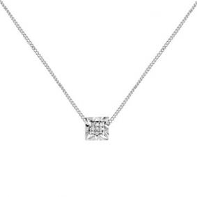 Золотое колье Мастер Бриллиант 01M6-343 с бриллиантом 01M6-343 фото