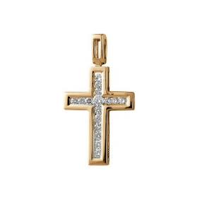 Золотая подвеска Мастер Бриллиант 01M8-169 с бриллиантом 01M8-169 фото