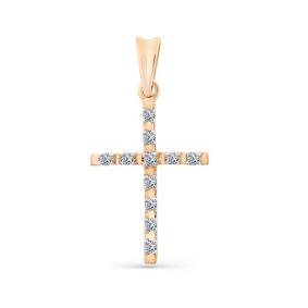 Золотая подвеска Мастер Бриллиант 01M8-173 с бриллиантом 01M8-173 фото