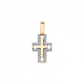 Золотая подвеска Мастер Бриллиант 01M8-180339-00-00 с бриллиантом 01M8-180339-00-00 фото