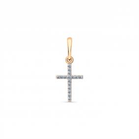 Золотая подвеска Мастер Бриллиант 01M8-180343-00-00 с бриллиантом 01M8-180343-00-00 фото