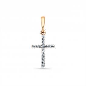 Золотая подвеска Мастер Бриллиант 01M8-180344-00-00 с бриллиантом 01M8-180344-00-00 фото