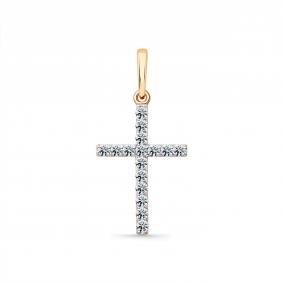 Золотая подвеска Мастер Бриллиант 01M8-180345-00-00 с бриллиантом 01M8-180345-00-00 фото