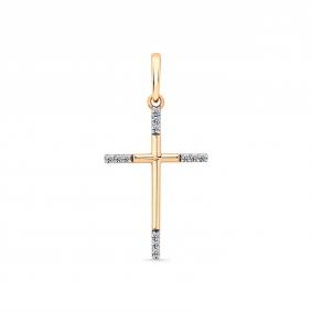 Золотая подвеска Мастер Бриллиант 01M8-180374-00-00 с бриллиантом 01M8-180374-00-00 фото