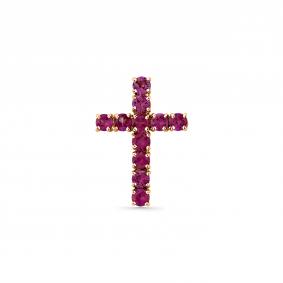 Золотая подвеска Мастер Бриллиант 01M8-180391-00-03 с рубином 01M8-180391-00-03 фото