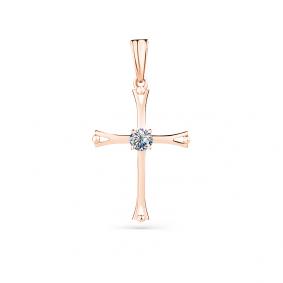 Золотая подвеска Мастер Бриллиант 01M8-180410-00-00 с бриллиантом 01M8-180410-00-00 фото