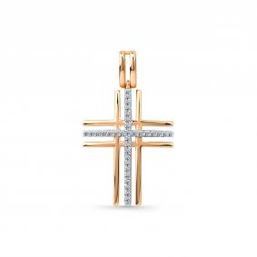 Золотая подвеска Мастер Бриллиант 01M8-180458-00-70 с бриллиантом 01M8-180458-00-70 фото