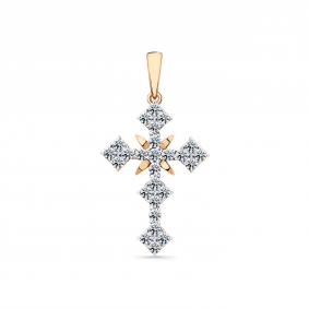 Золотая подвеска Мастер Бриллиант 01M8-180463-00-00 с бриллиантом 01M8-180463-00-00 фото