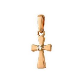 Золотая подвеска Мастер Бриллиант 01M8-210 с бриллиантом 01M8-210 фото