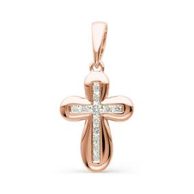 Золотая подвеска Мастер Бриллиант 01M8-242 с бриллиантом 01M8-242 фото