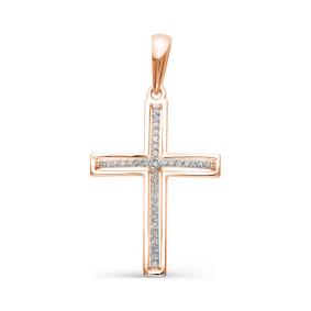 Золотая подвеска Мастер Бриллиант 01M8-259 с бриллиантом 01M8-259 фото