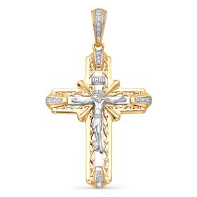 Золотая подвеска Мастер Бриллиант 01M8-268 с бриллиантом 01M8-268 фото