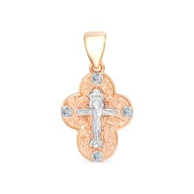 Золотая подвеска Мастер Бриллиант 01M8-318 с бриллиантом 01M8-318 фото