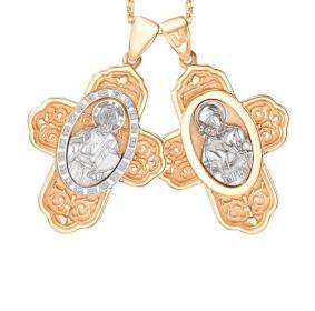 Золотая подвеска Мастер Бриллиант 01M8-323 с бриллиантом 01M8-323 фото