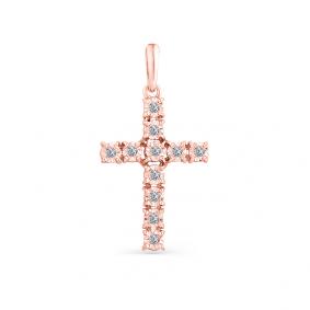 Золотая подвеска Мастер Бриллиант 01M8-350 с бриллиантом 01M8-350 фото