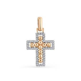 Золотая подвеска Мастер Бриллиант 01M8-355 с бриллиантом 01M8-355 фото